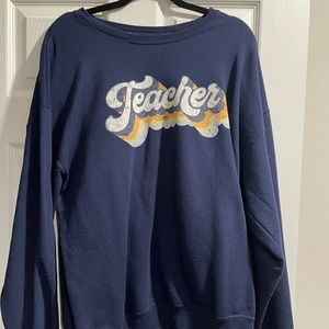 Teacher Crewneck Sweatshirt